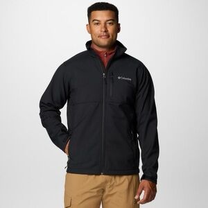 Columbia Men’s Ascender Softshell Jacket Size Large Black Zip Up